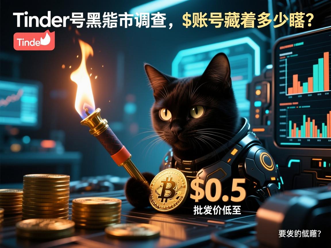 Tinder火种号黑市调查,批发价低至$0.5的账号藏着多少猫腻?