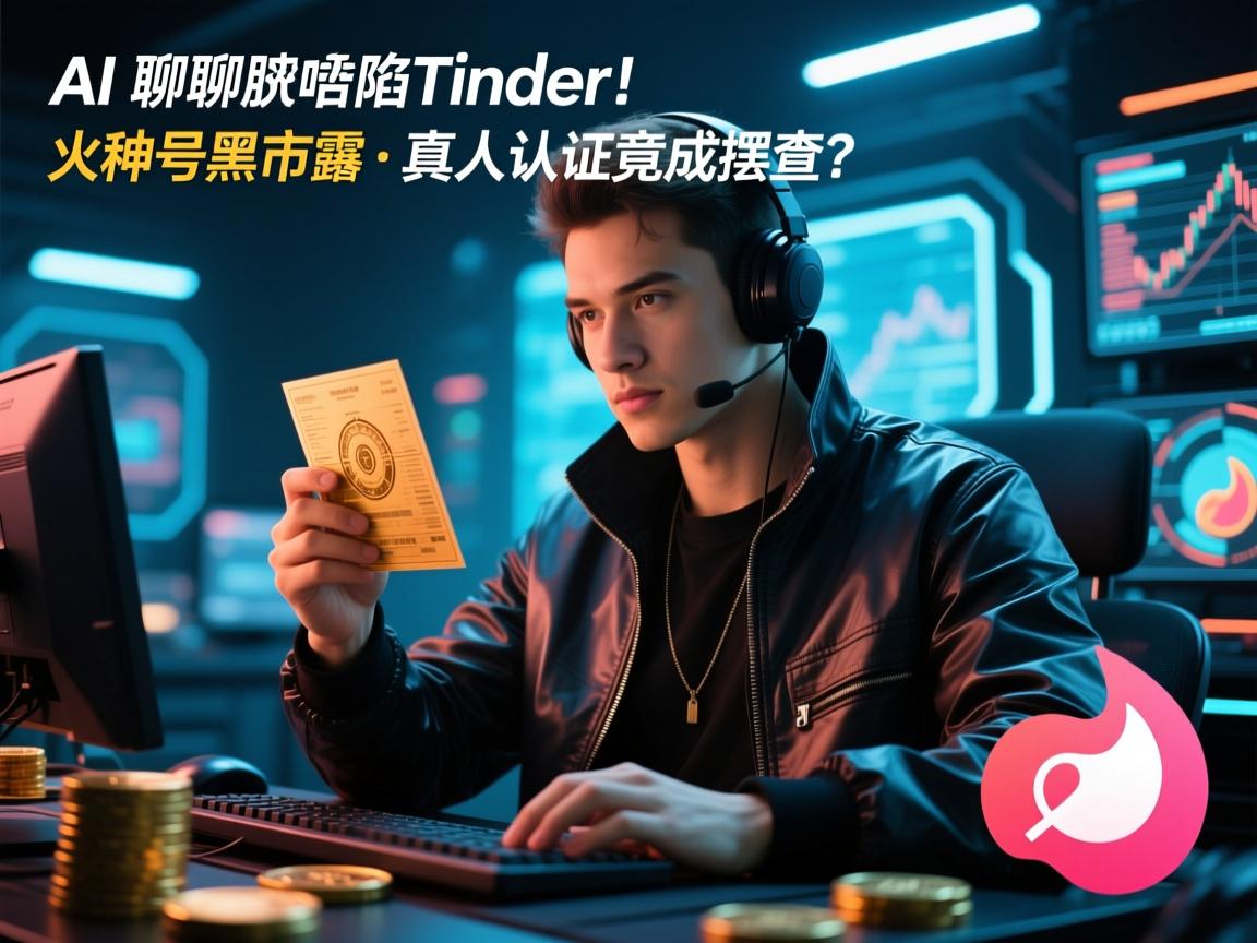 AI代聊攻陷Tinder!火种号黑市曝光,真人认证竟成摆设?