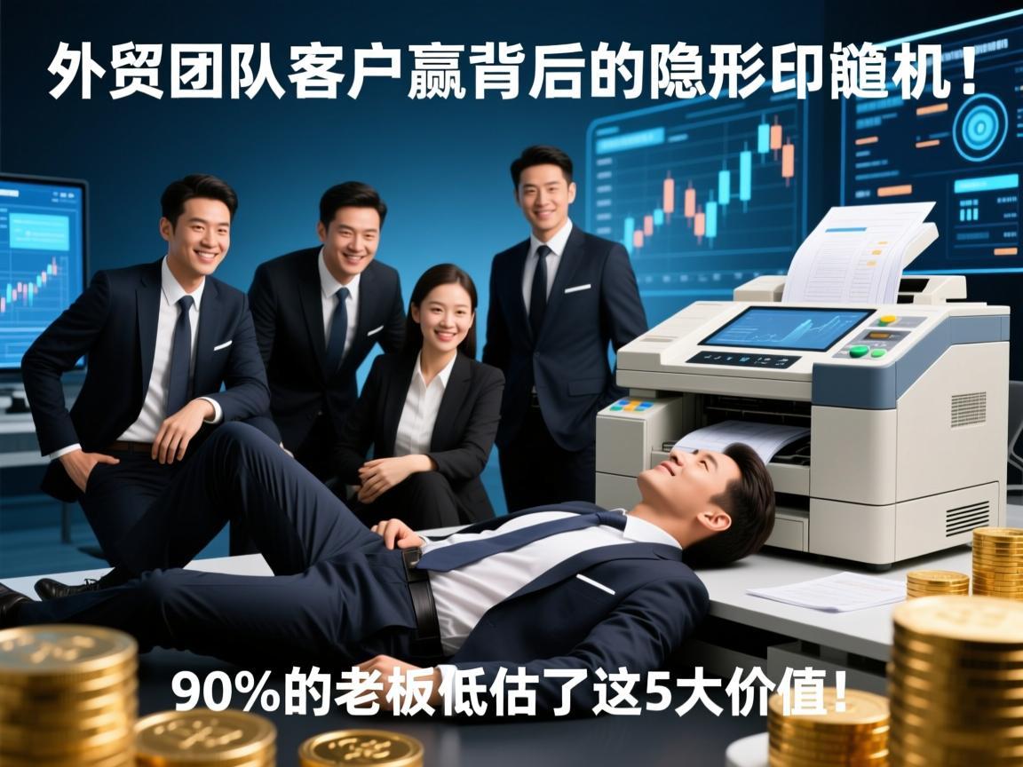 外贸团队,客户躺赢背后的隐形印钞机,90%的老板低估了这5大价值!