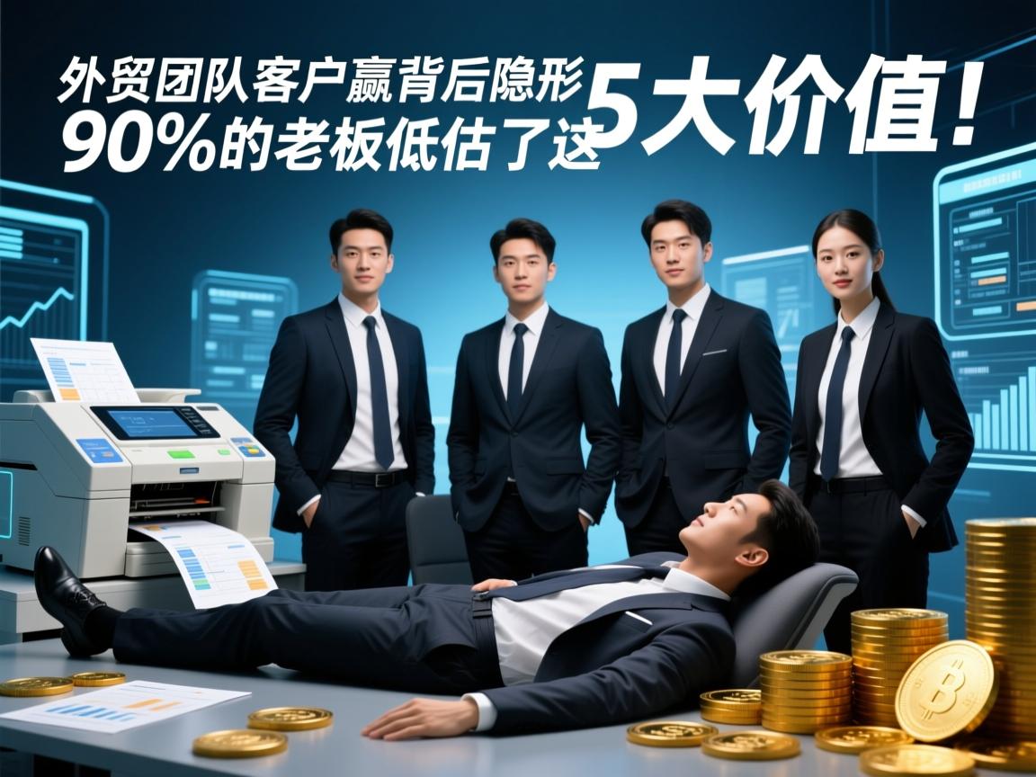 外贸团队,客户躺赢背后的隐形印钞机,90%的老板低估了这5大价值!