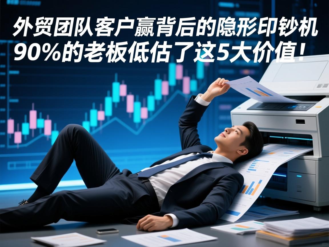 外贸团队,客户躺赢背后的隐形印钞机,90%的老板低估了这5大价值!
