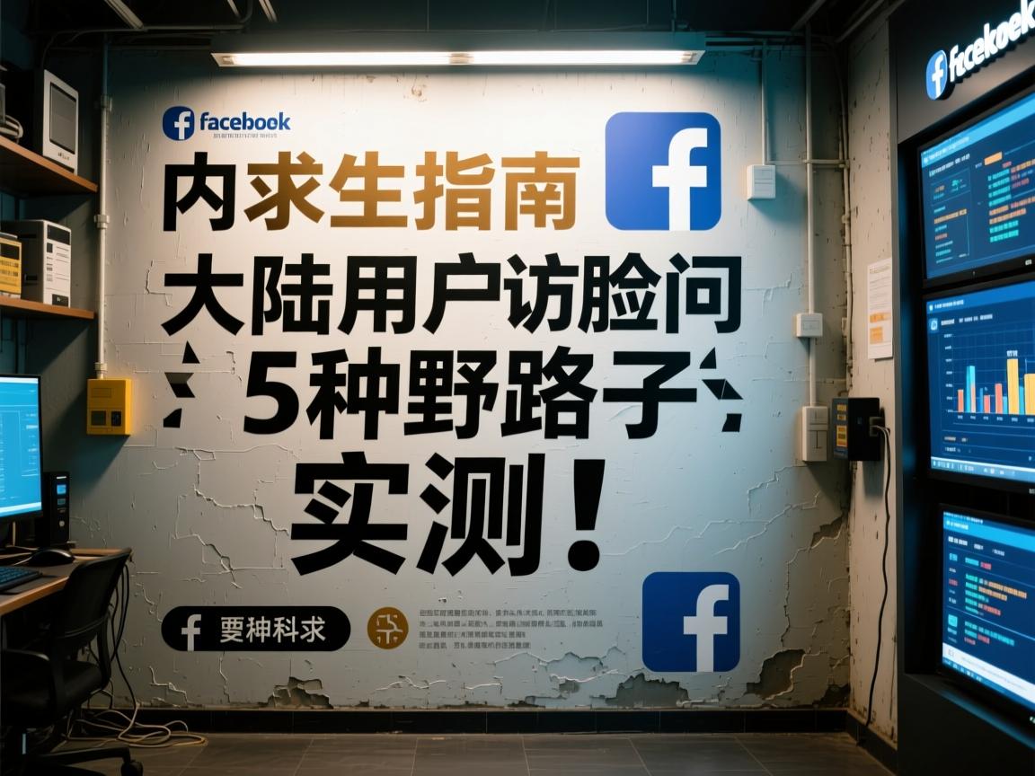 墙内求生指南,大陆用户访问脸书的5种野路子实测!