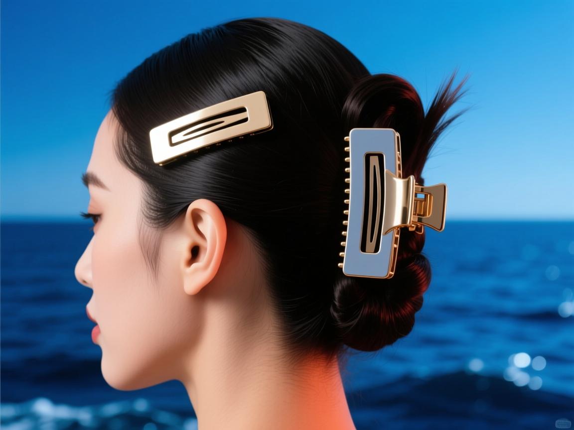 方形发夹,外贸掘金新蓝海?隐藏用法解锁百变造型!