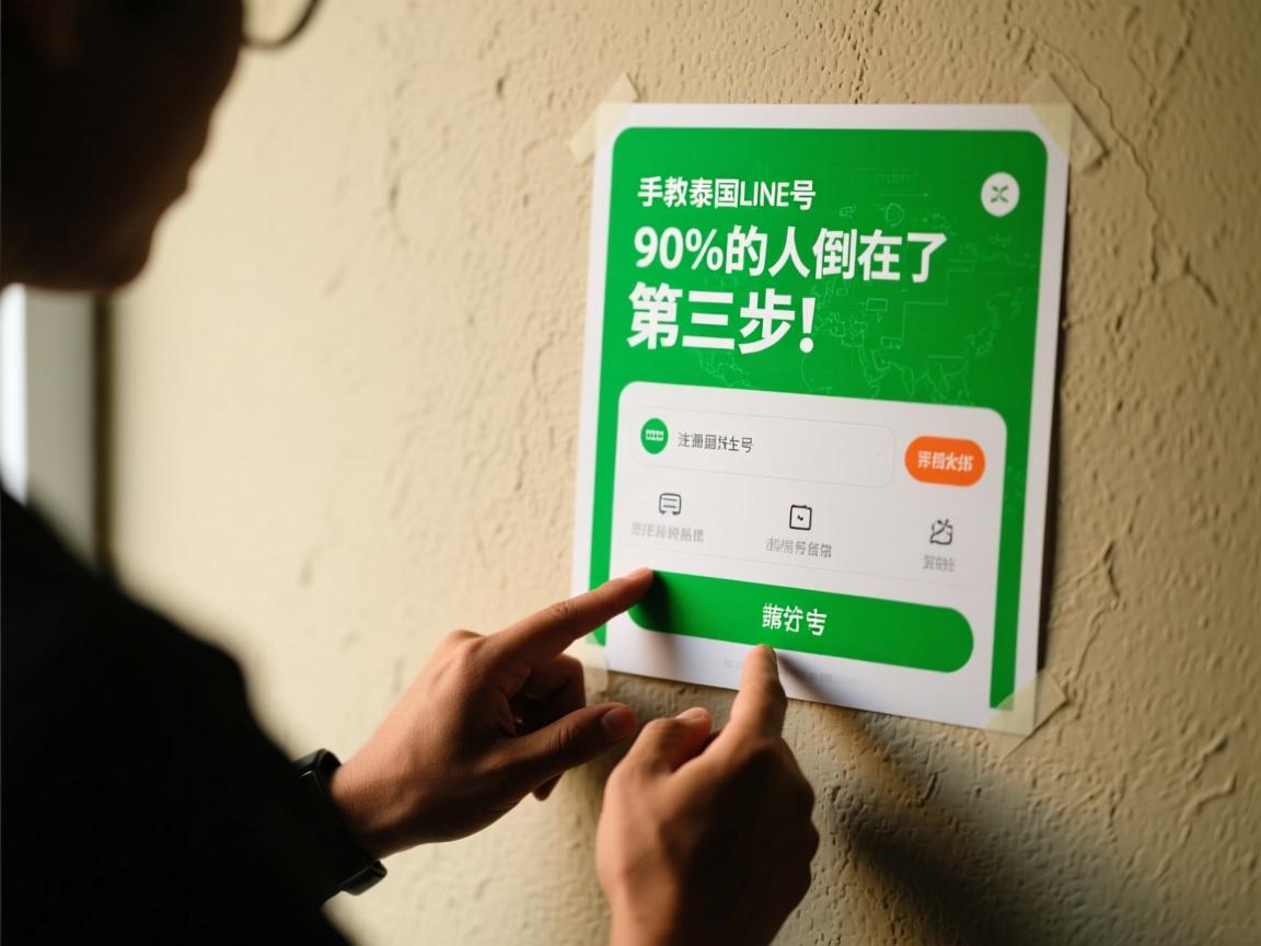 墙外社交求生记,手把手教你注册泰国LINE号,90%的人倒在了第三步!