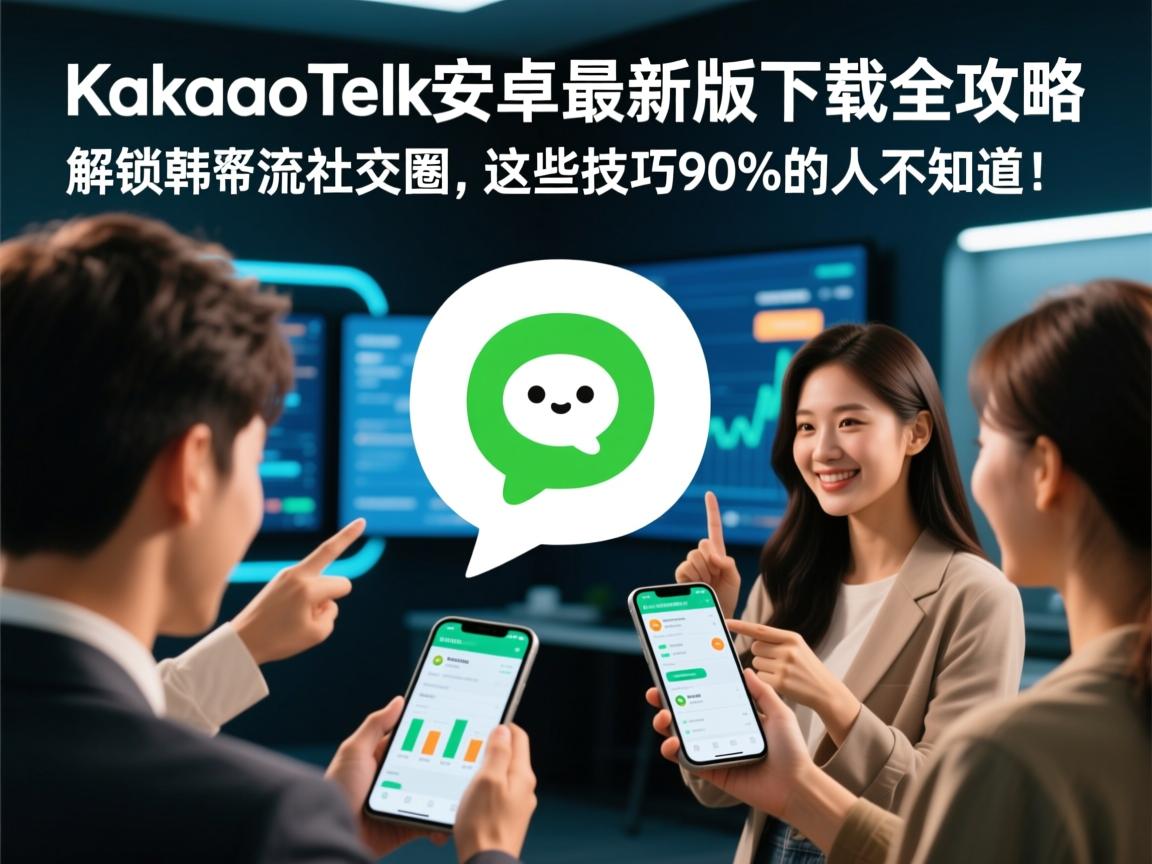 KakaoTalk安卓最新版下载全攻略,解锁韩流社交圈,这些技巧90%的人不知道!