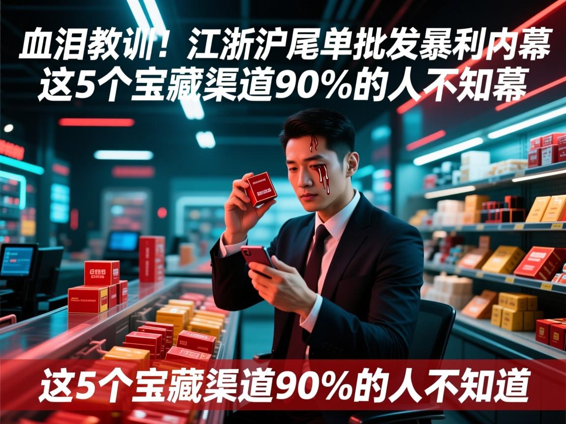 血泪教训!江浙沪尾单批发暴利内幕,这5个宝藏渠道90%的人不知道