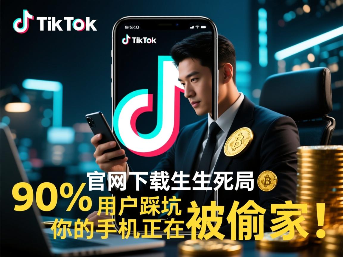 TikTok官网下载生死局，90%用户踩坑，你的手机正在被偷家！