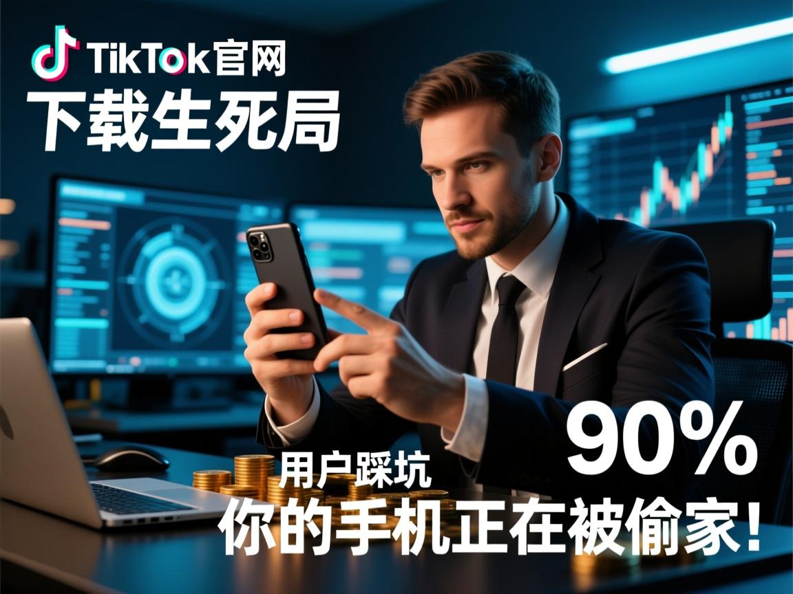 TikTok官网下载生死局,90%用户踩坑,你的手机正在被偷家!