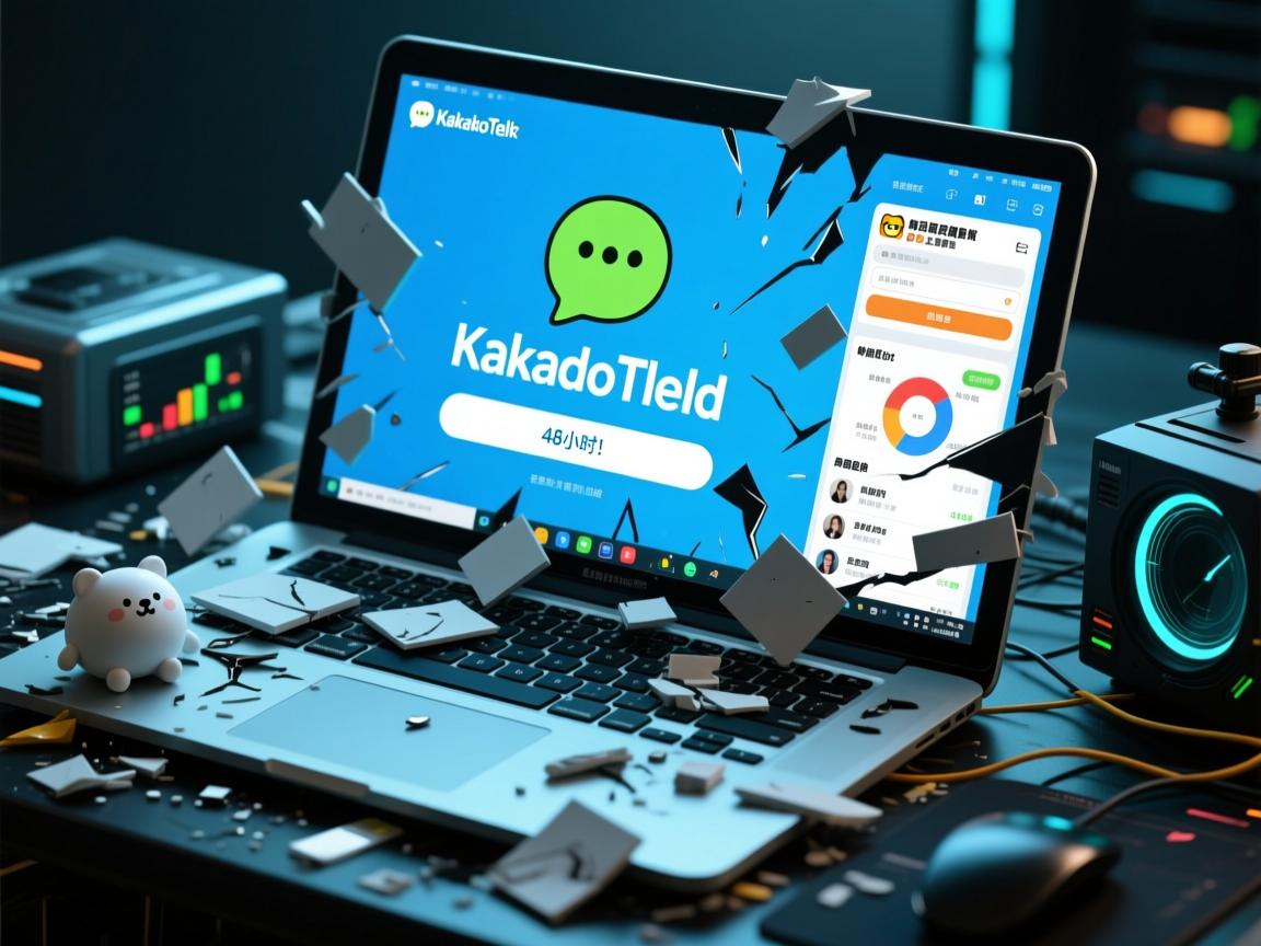 KakaoTalk电脑版登录瘫痪48小时!韩国巨头被中国网友骂上热搜
