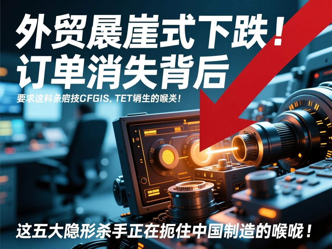 外贸断崖式下跌!订单消失背后,这五大隐形杀手正在扼住中国制造的喉咙!