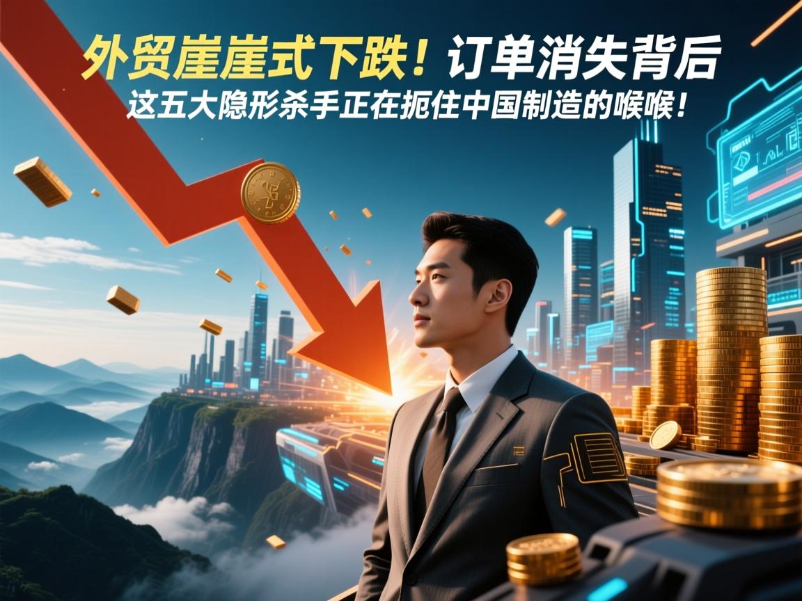 外贸断崖式下跌!订单消失背后,这五大隐形杀手正在扼住中国制造的喉咙!