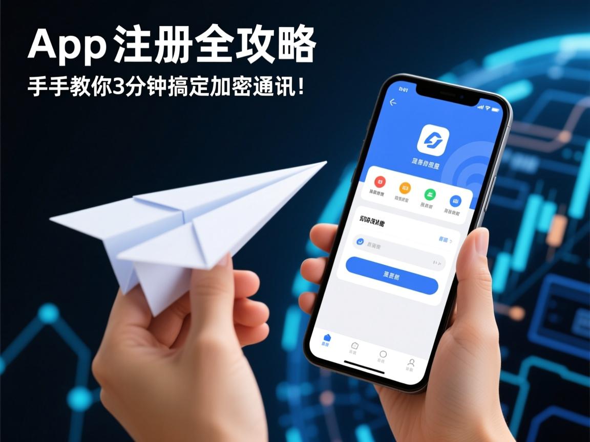 纸飞机App注册全攻略,手把手教你3分钟搞定加密通讯!