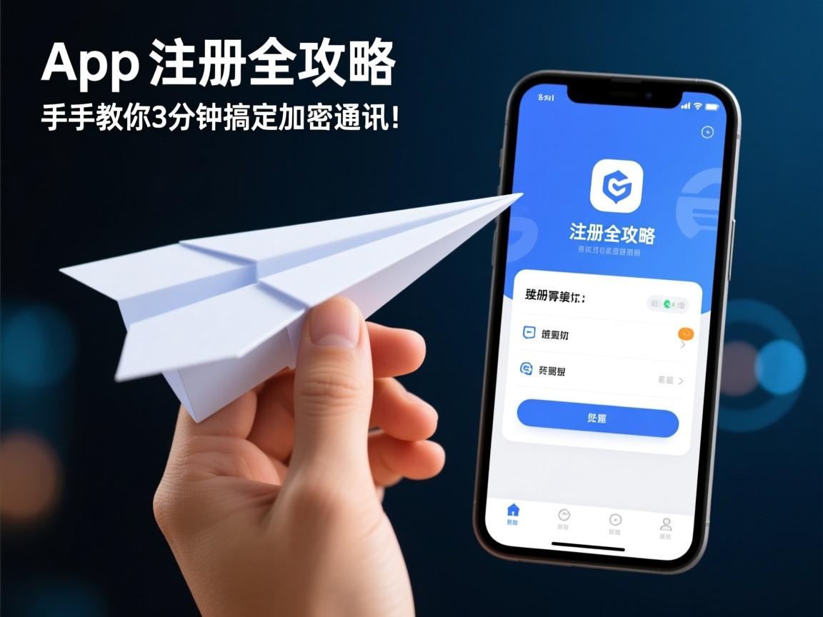 纸飞机App注册全攻略,手把手教你3分钟搞定加密通讯!