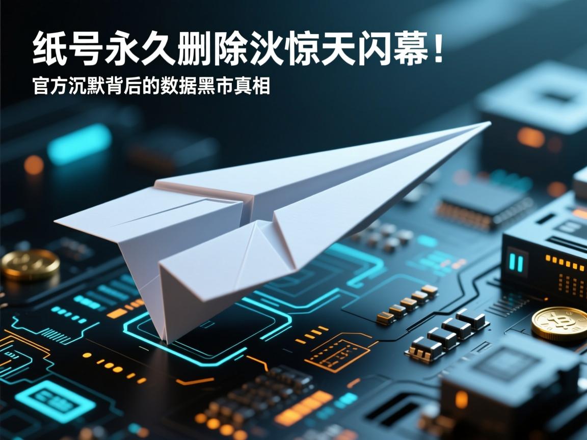 纸飞机账号永久删除惊天内幕!官方沉默背后的数据黑市真相