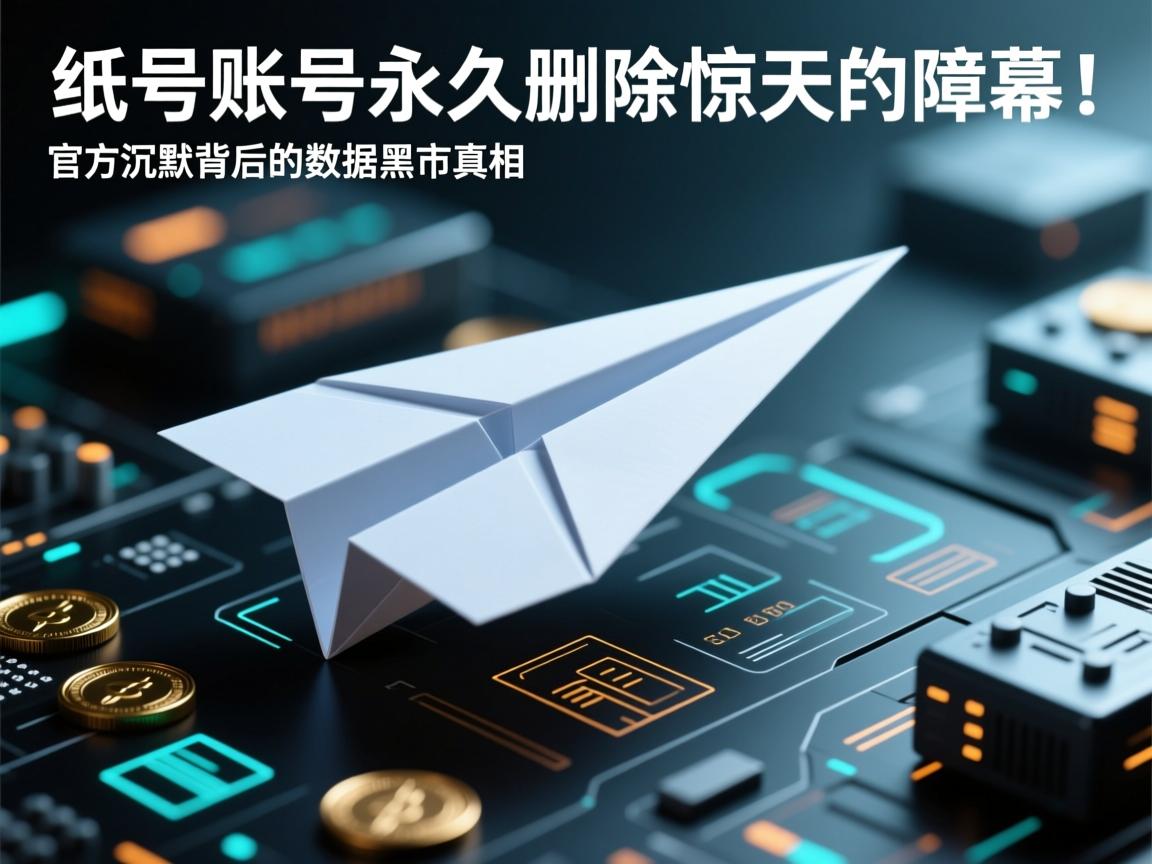 纸飞机账号永久删除惊天内幕!官方沉默背后的数据黑市真相