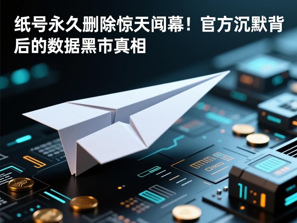 纸飞机账号永久删除惊天内幕!官方沉默背后的数据黑市真相