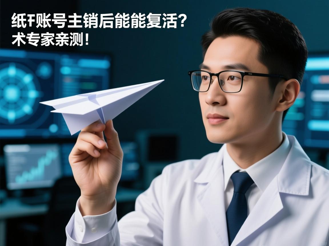纸飞机账号注销后竟能复活?技术专家亲测结果令人震惊!