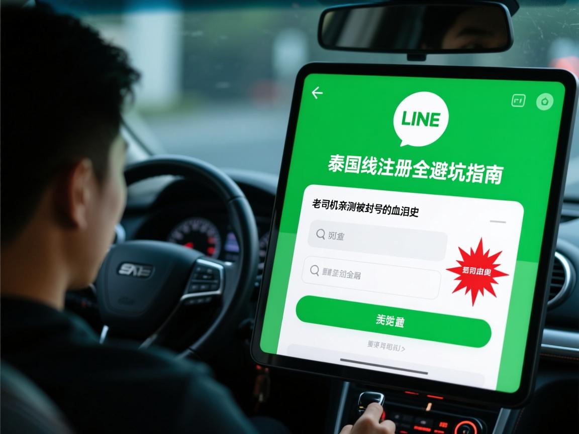 泰国社交生死线!LINE注册全避坑指南,老司机亲测被封号的血泪史