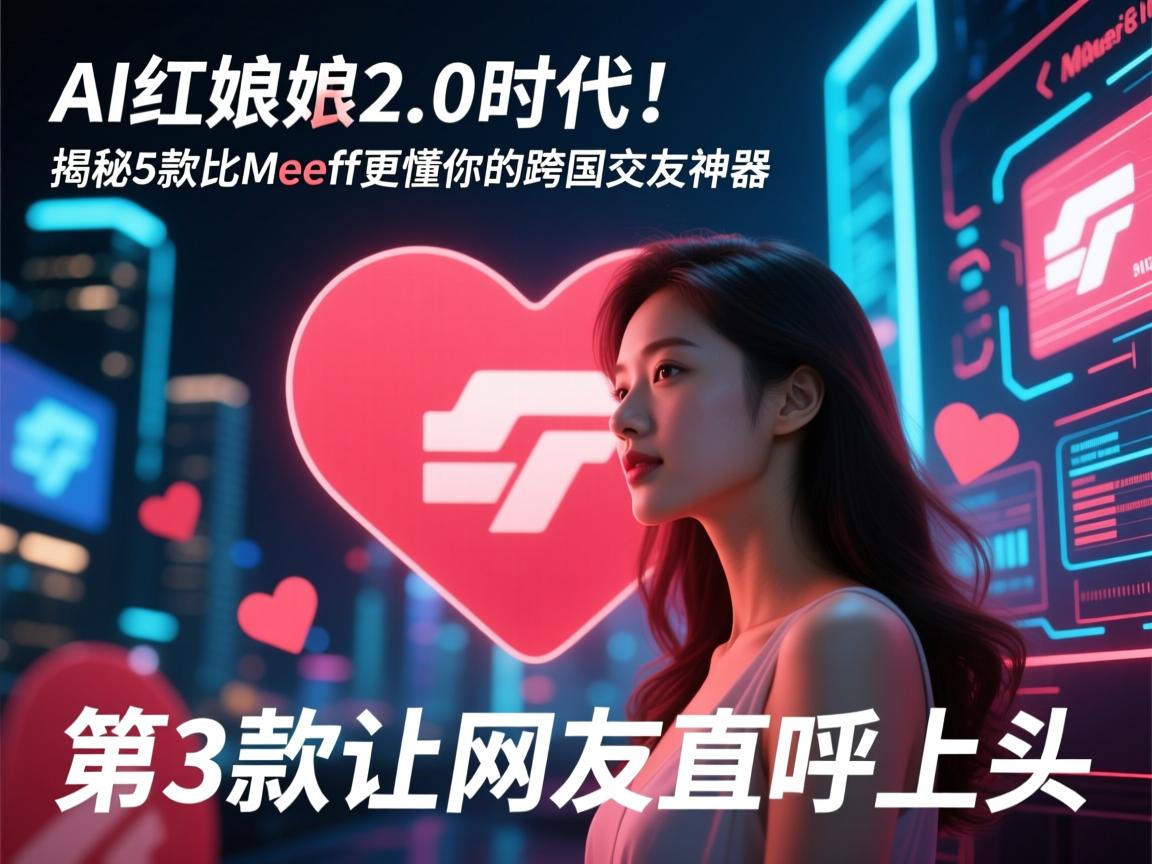 AI红娘2.0时代!揭秘5款比Meeff更懂你的跨国交友神器,第3款让网友直呼上头