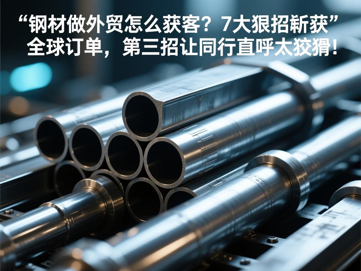 钢材做外贸怎么获客?7大狠招斩获全球订单,第三招让同行直呼太狡猾!