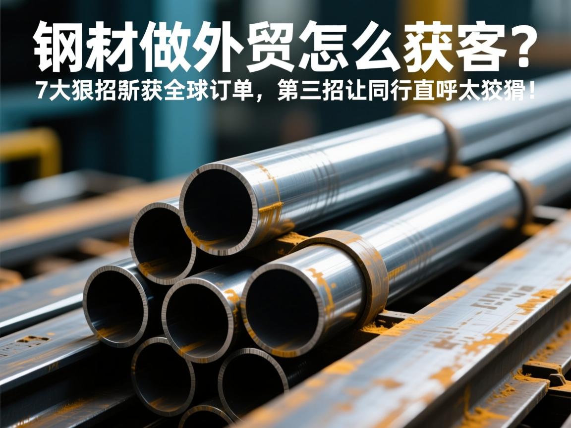 钢材做外贸怎么获客?7大狠招斩获全球订单,第三招让同行直呼太狡猾!