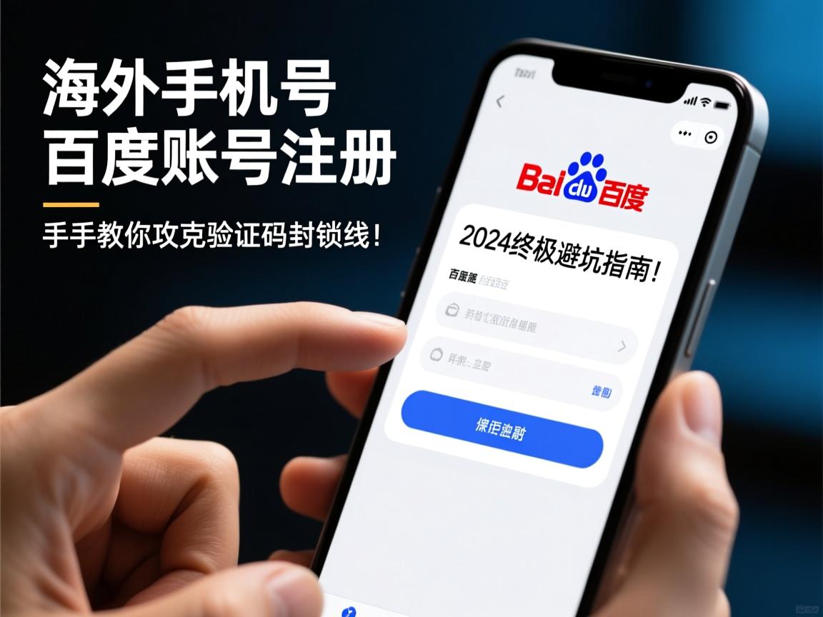 海外手机号百度账号注册,2024终极避坑指南,手把手教你攻克验证码封锁线!