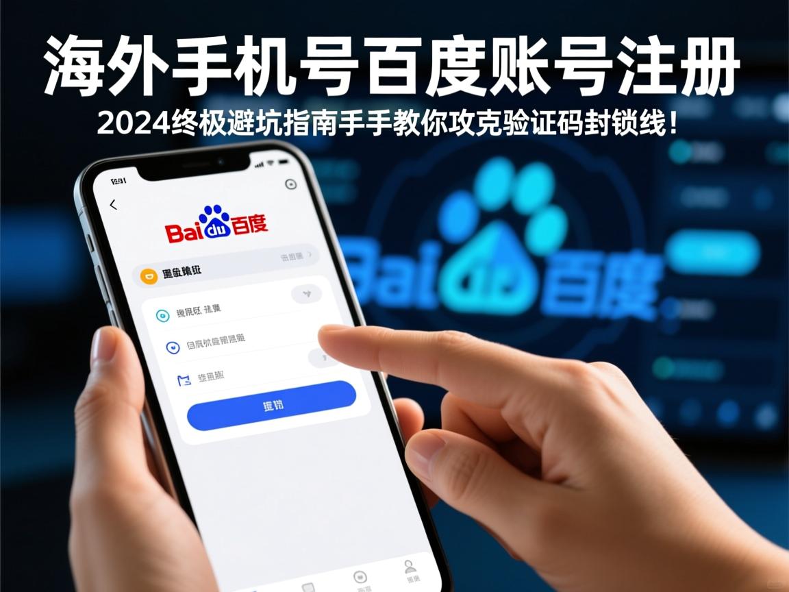 海外手机号百度账号注册,2024终极避坑指南,手把手教你攻克验证码封锁线!