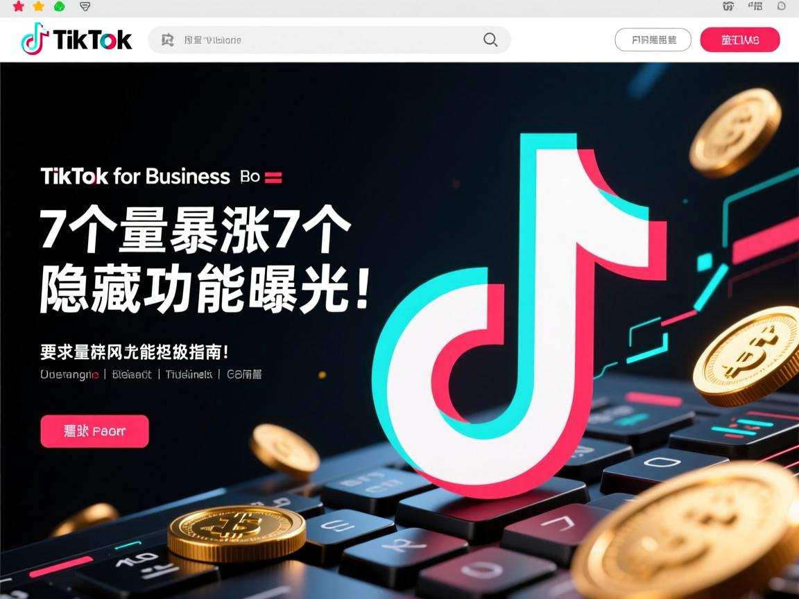 TikTok for Business官网终极指南,流量暴涨的7个隐藏功能曝光!