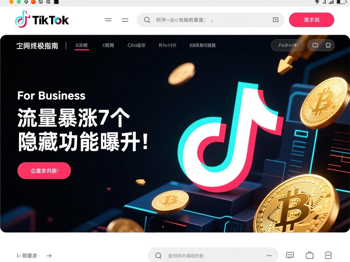 TikTok for Business官网终极指南,流量暴涨的7个隐藏功能曝光!