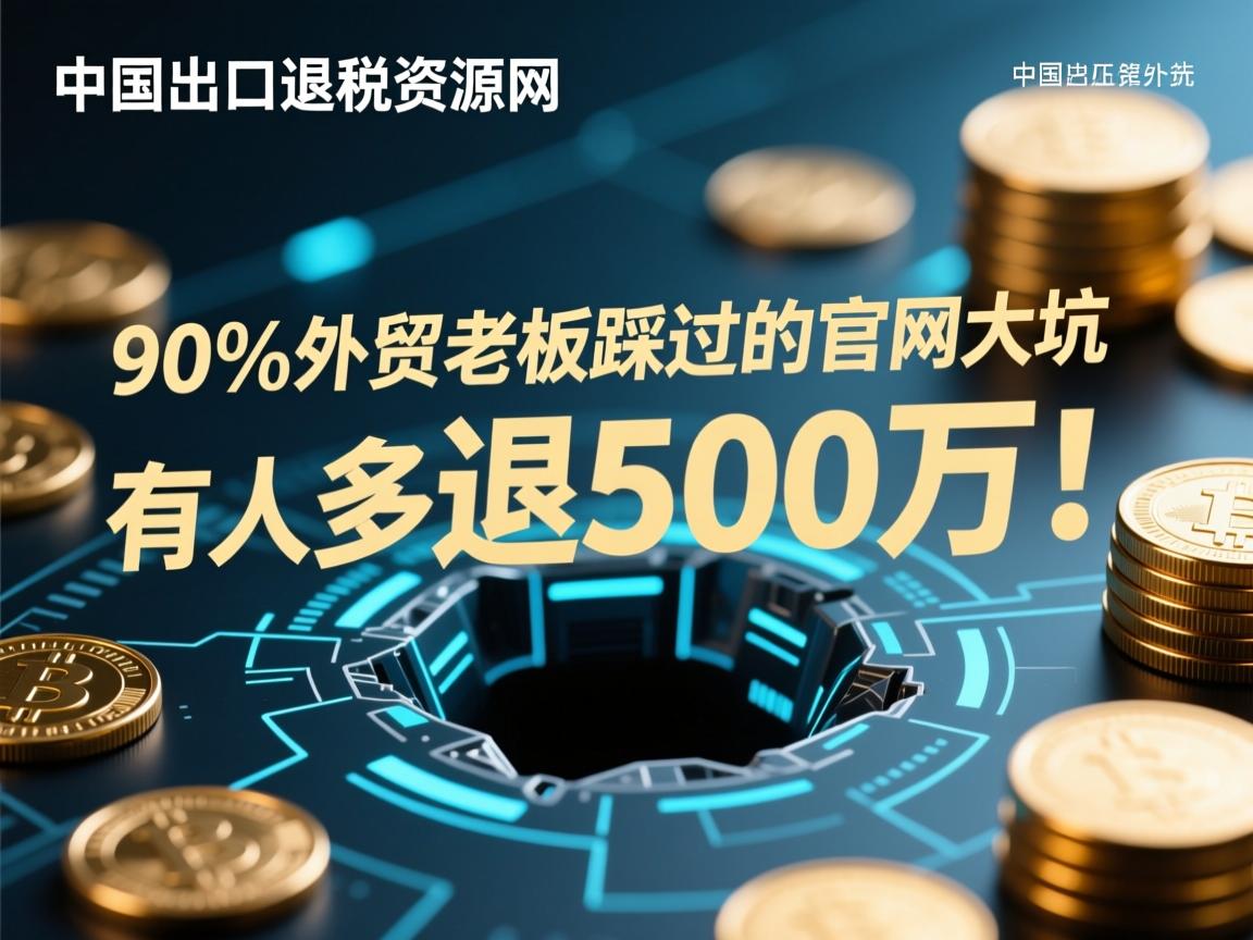 中国出口退税资源网,90%外贸老板踩过的官网大坑,有人多退500万!