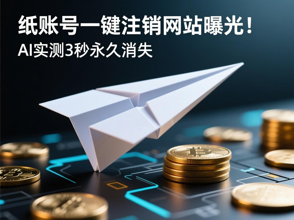 纸飞机账号一键注销网站曝光!AI实测3秒永久消失