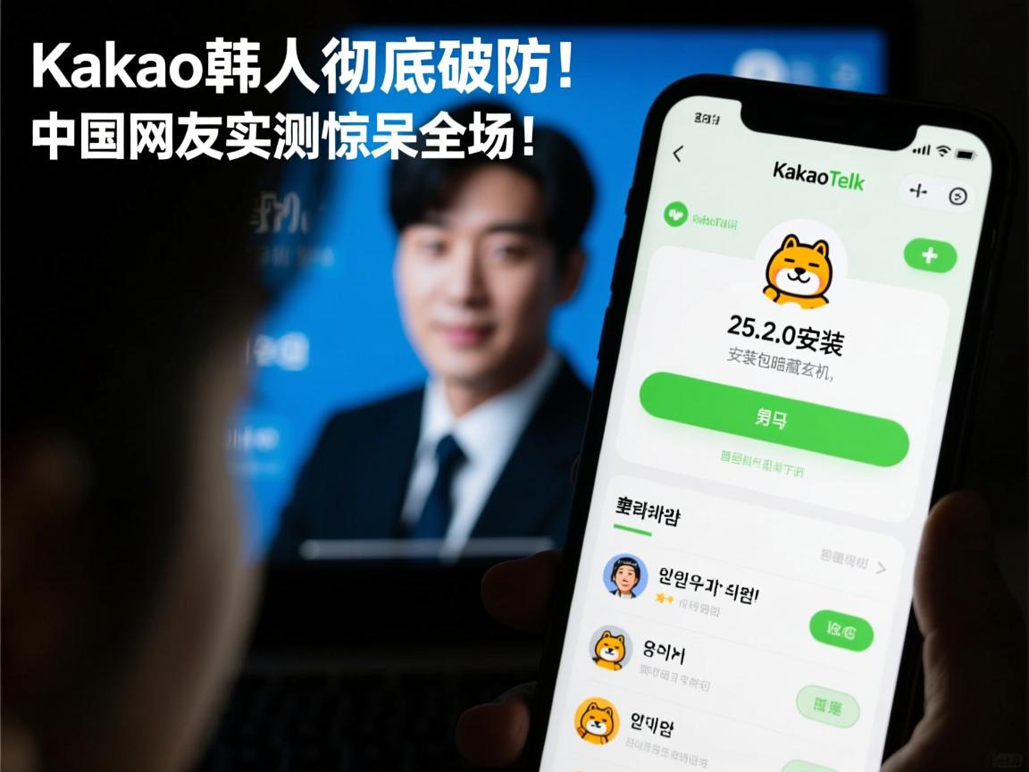 韩国人彻底破防！KakaoTalk25.2.0安装包暗藏玄机，中国网友实测惊呆全场！