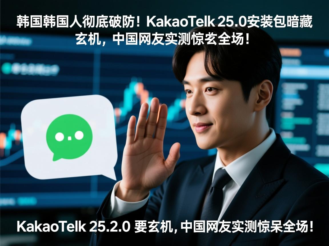 韩国人彻底破防!KakaoTalk25.2.0安装包暗藏玄机,中国网友实测惊呆全场!