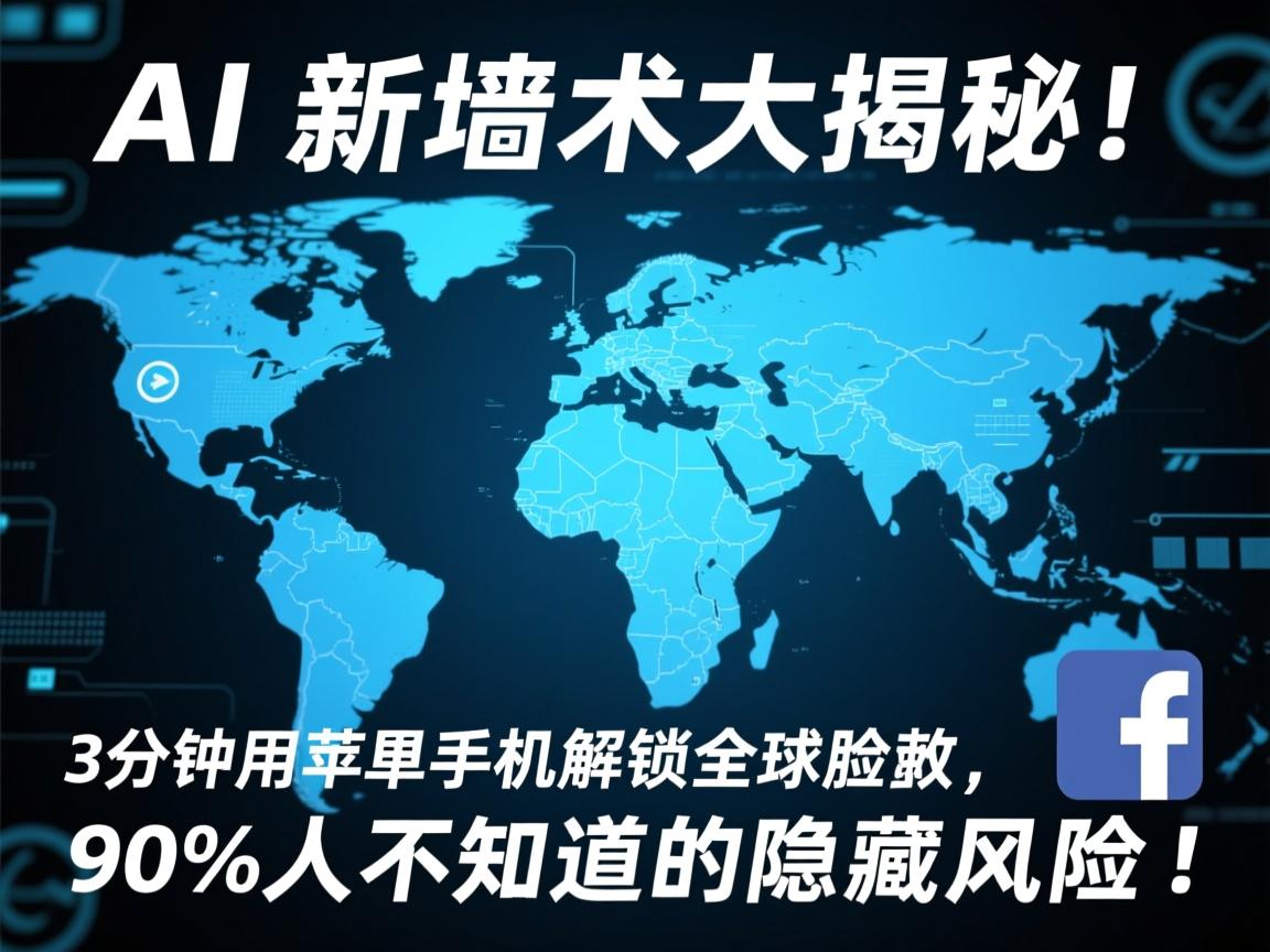 AI翻墙术大揭秘,3分钟用苹果手机解锁全球脸书,90%人不知道的隐藏风险!