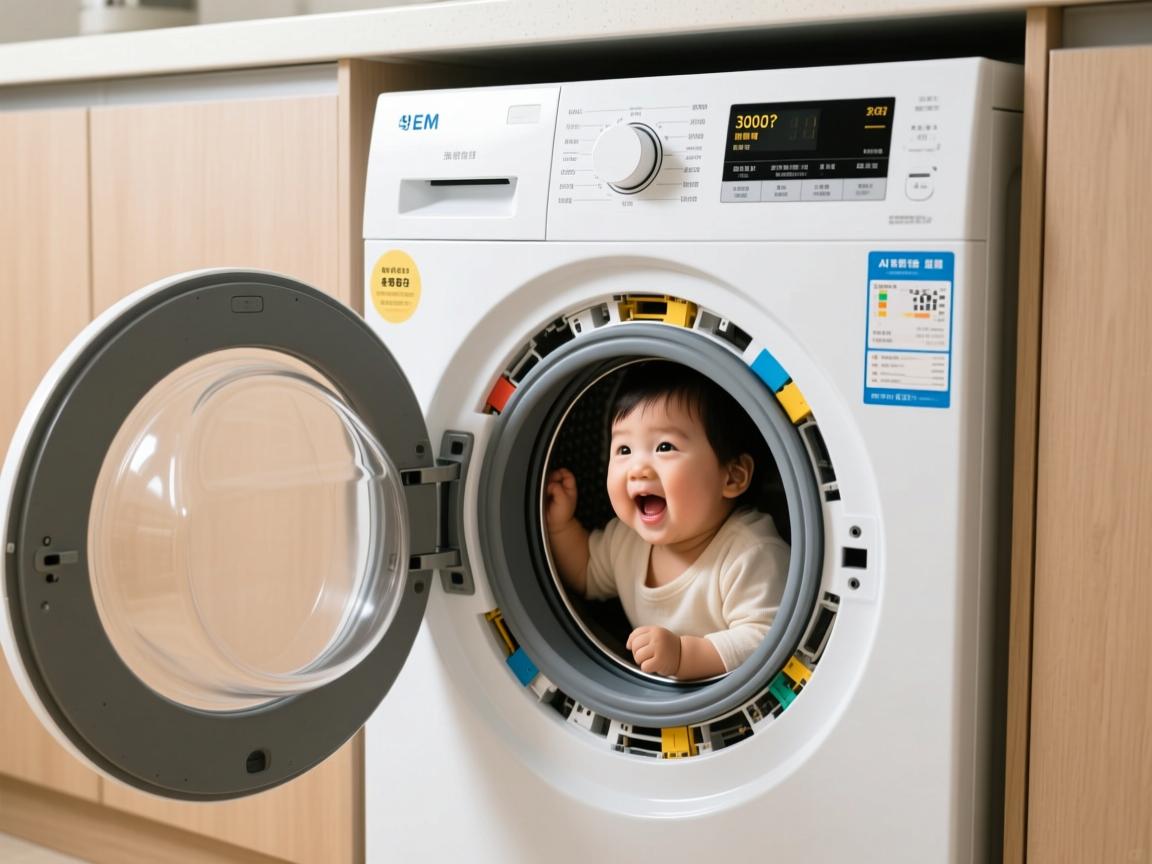 AI拆解报告,韩国EM儿童洗衣机值3000元?实测结果让宝妈吵翻了!