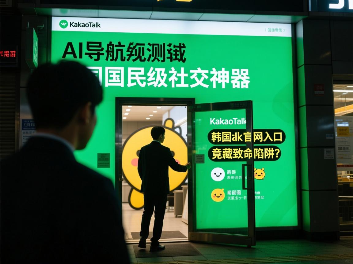 AI导航实测,韩国国民级社交神器KakaoTalk官网入口竟藏致命陷阱?