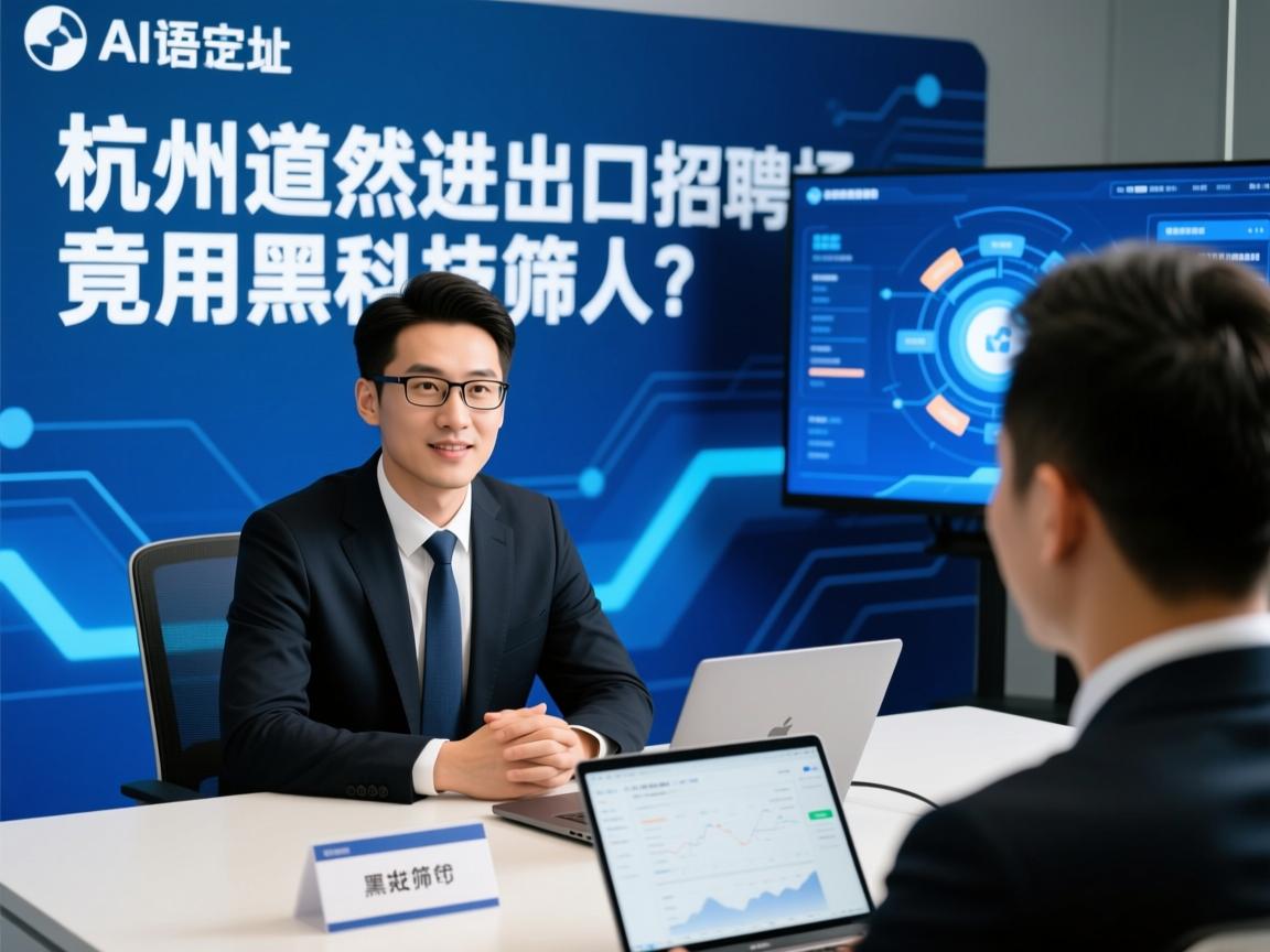 AI面试官坐镇！杭州道然进出口招聘现场竟用黑科技筛人？