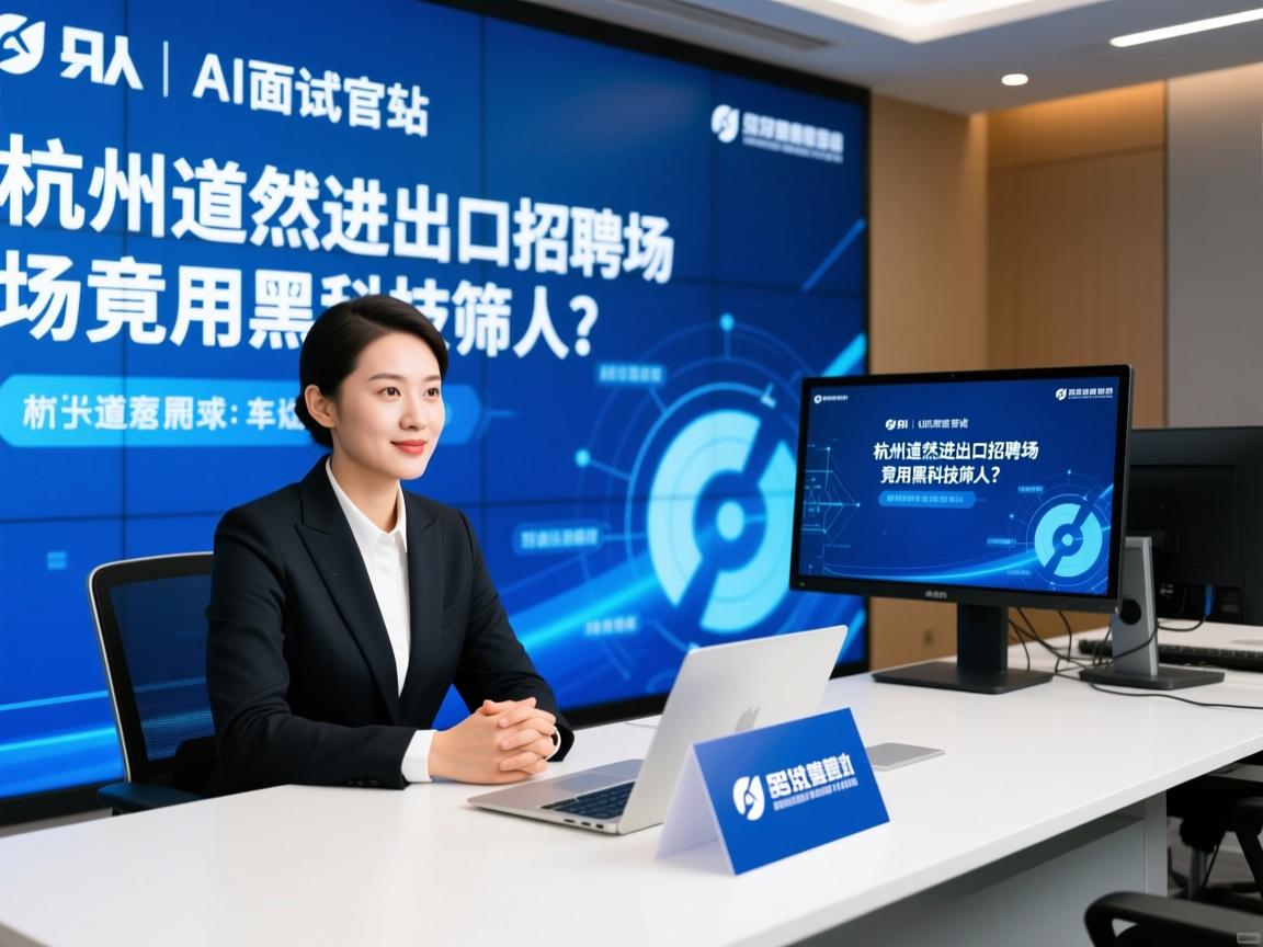 AI面试官坐镇!杭州道然进出口招聘现场竟用黑科技筛人?