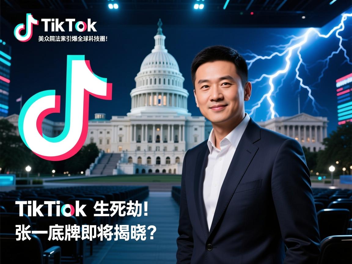 TikTok生死劫!美众议院闪电法案引爆全球科技圈,张一鸣底牌即将揭晓?