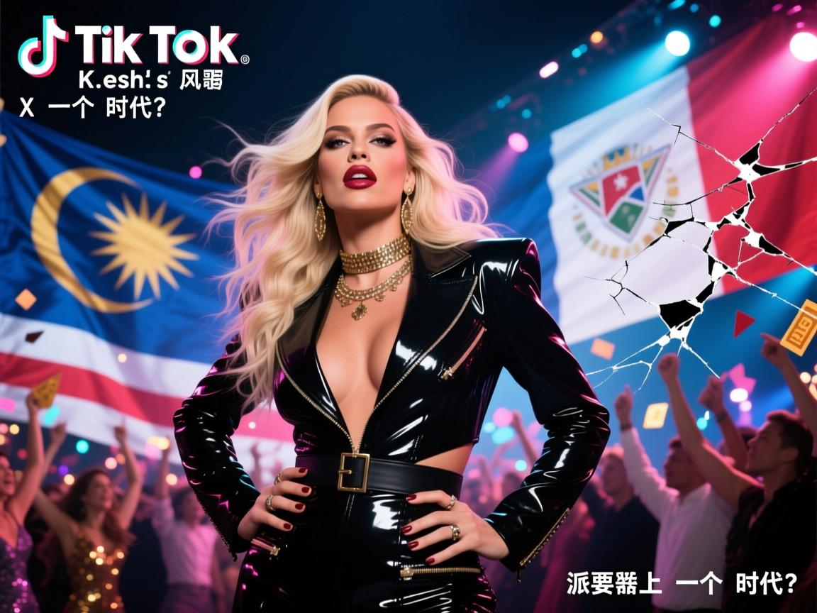 TikTok歌词风暴,Kesha的派对国歌如何撕裂一个时代?