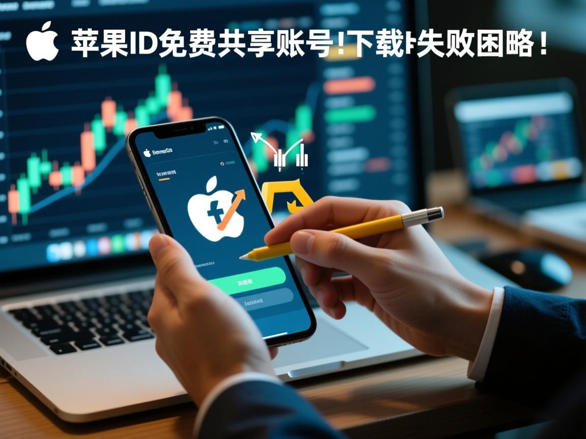 苹果ID免费共享账号下载全攻略,手把手教你破解下载失败困局!