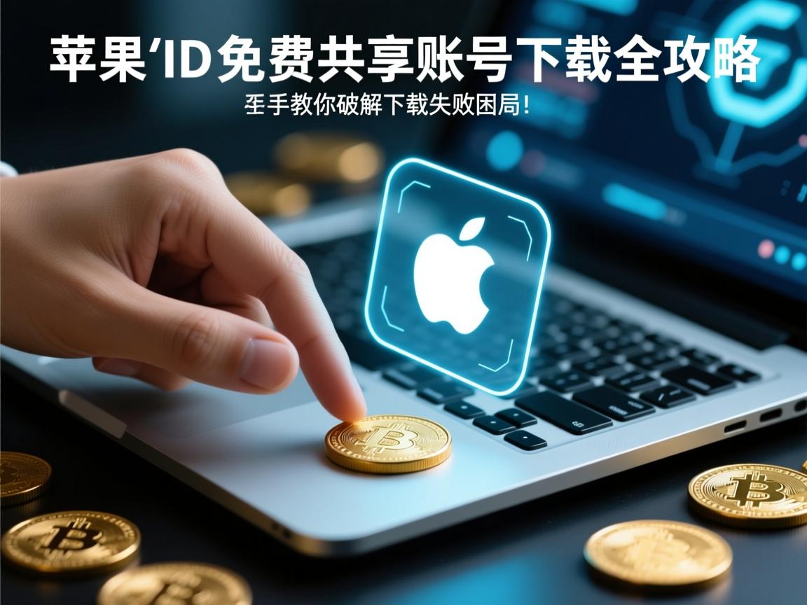 苹果ID免费共享账号下载全攻略,手把手教你破解下载失败困局!