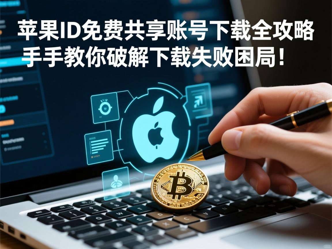 苹果ID免费共享账号下载全攻略,手把手教你破解下载失败困局!