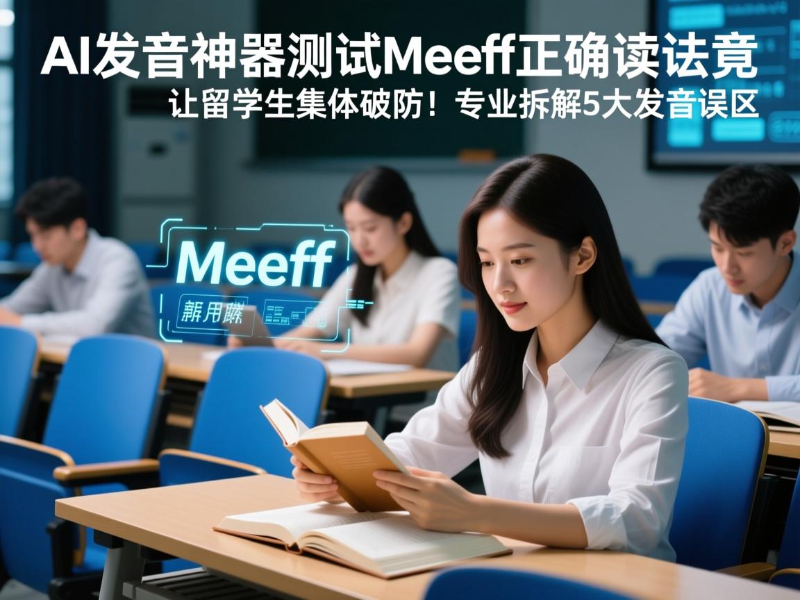 AI发音神器实测,Meeff正确读法竟让留学生集体破防!专业拆解5大发音误区