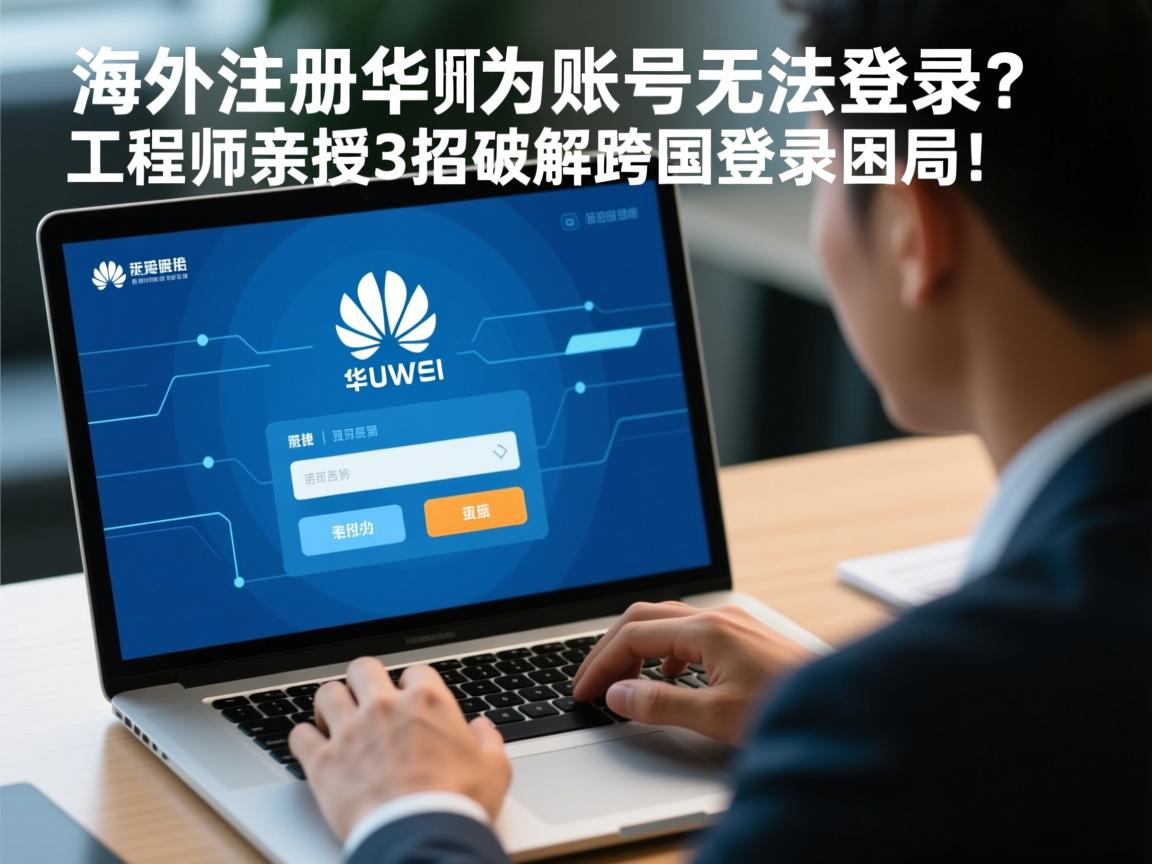 海外注册华为账号无法登录?工程师亲授3招破解跨国登录困局!