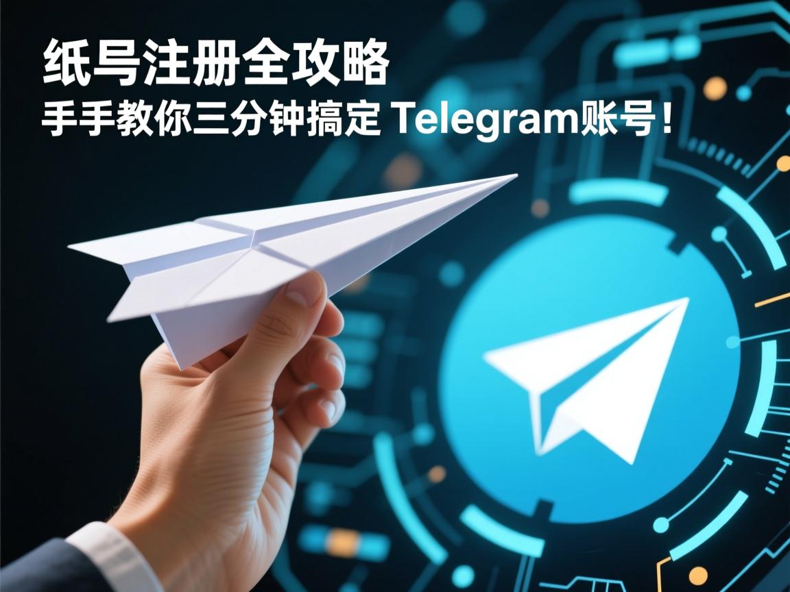 纸飞机注册全攻略,手把手教你三分钟搞定Telegram账号!