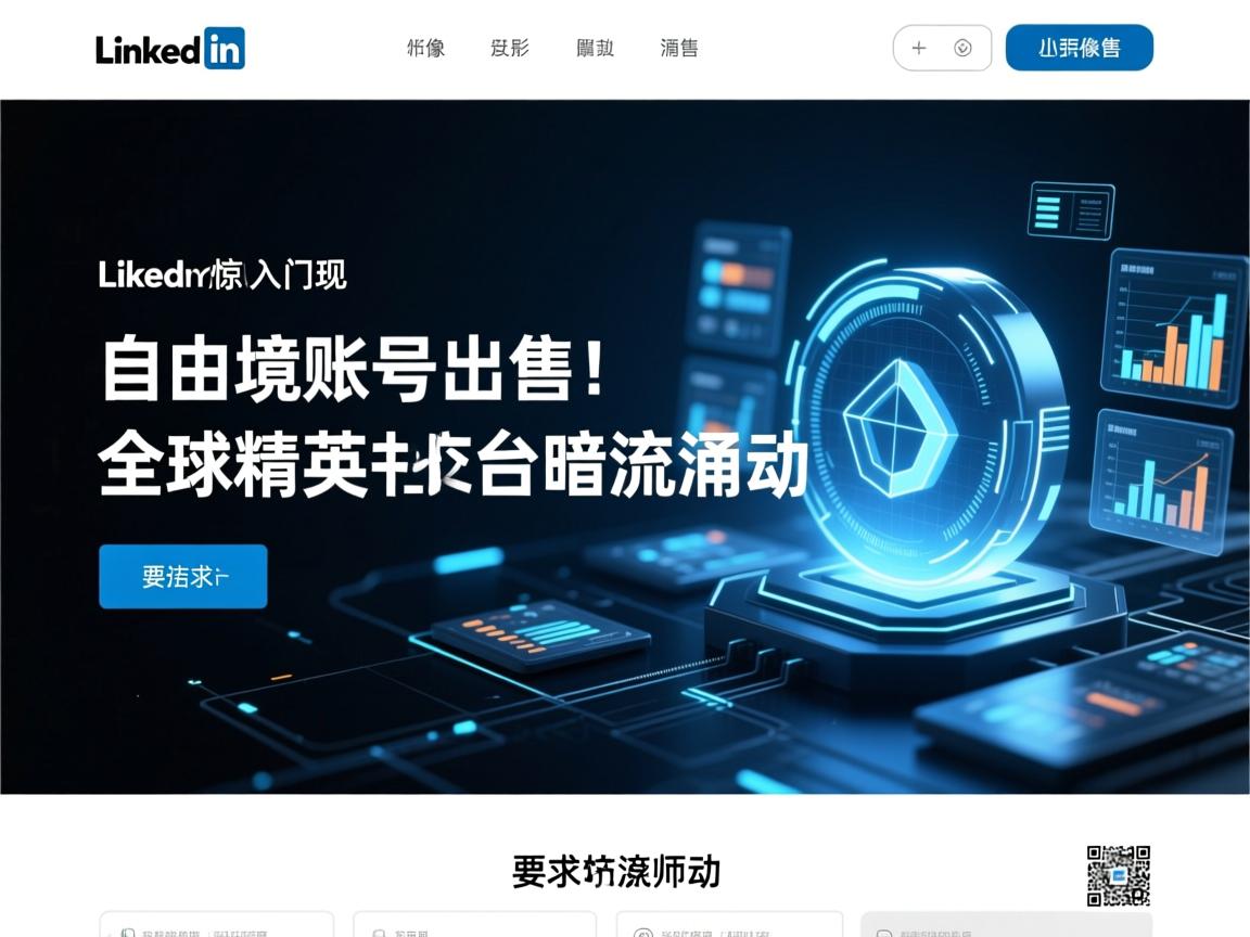 LinkedIn官网入口惊现自由境账号出售!全球精英社交平台暗流涌动