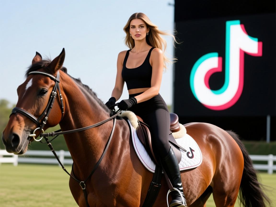 独家深扒!肯豆TikTok骑马课无码照泄露始末,这些平台还能看原图?