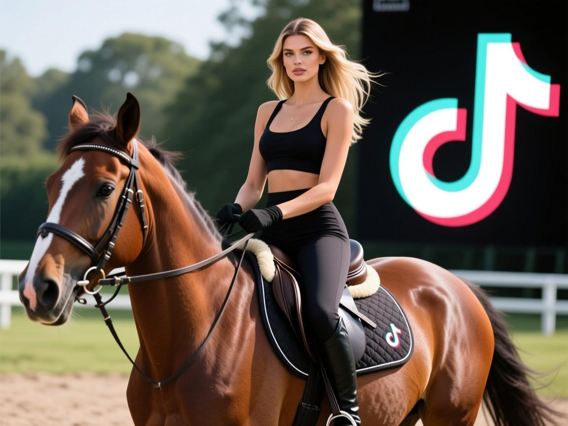 独家深扒!肯豆TikTok骑马课无码照泄露始末,这些平台还能看原图?