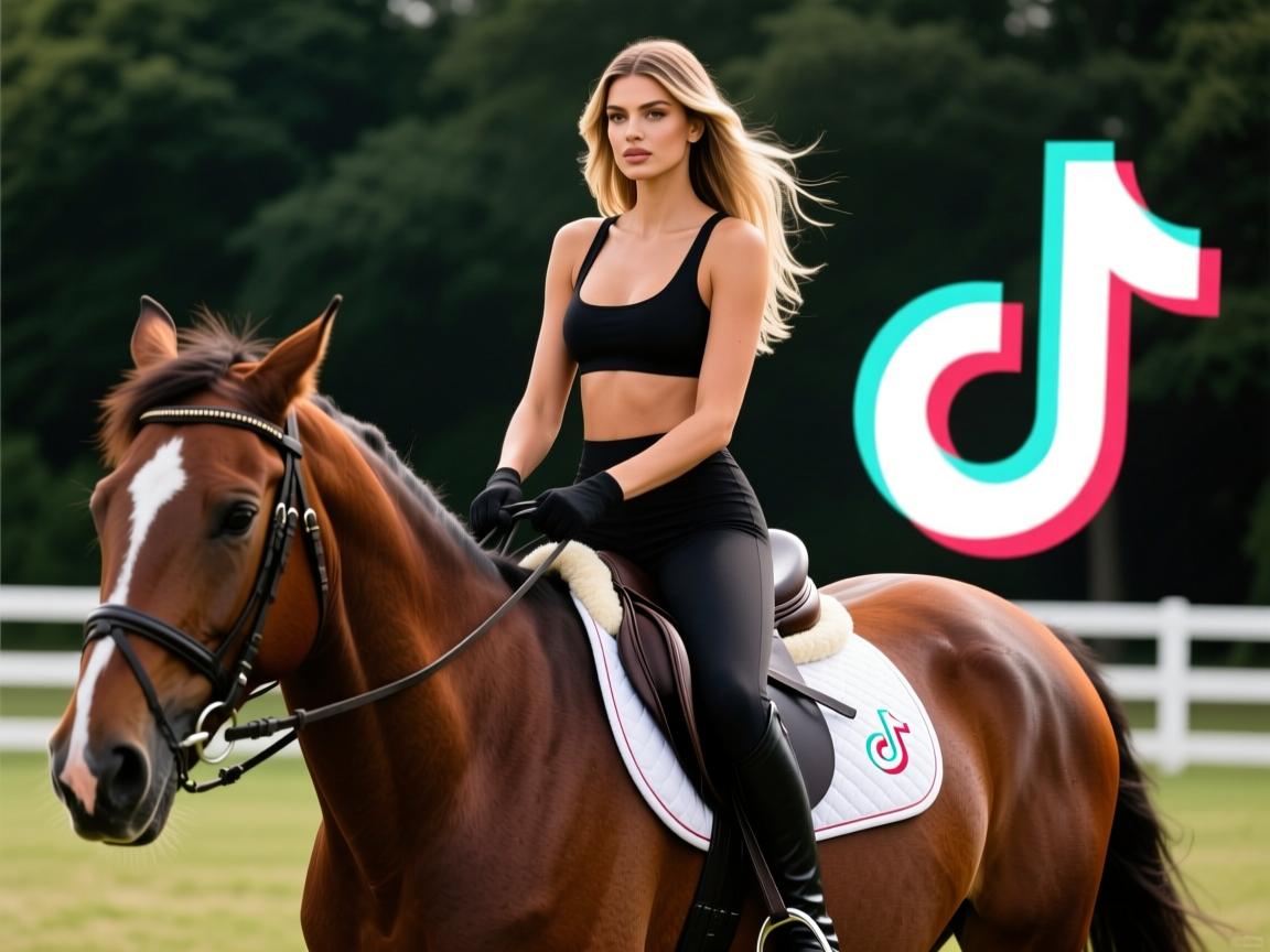 独家深扒!肯豆TikTok骑马课无码照泄露始末,这些平台还能看原图?